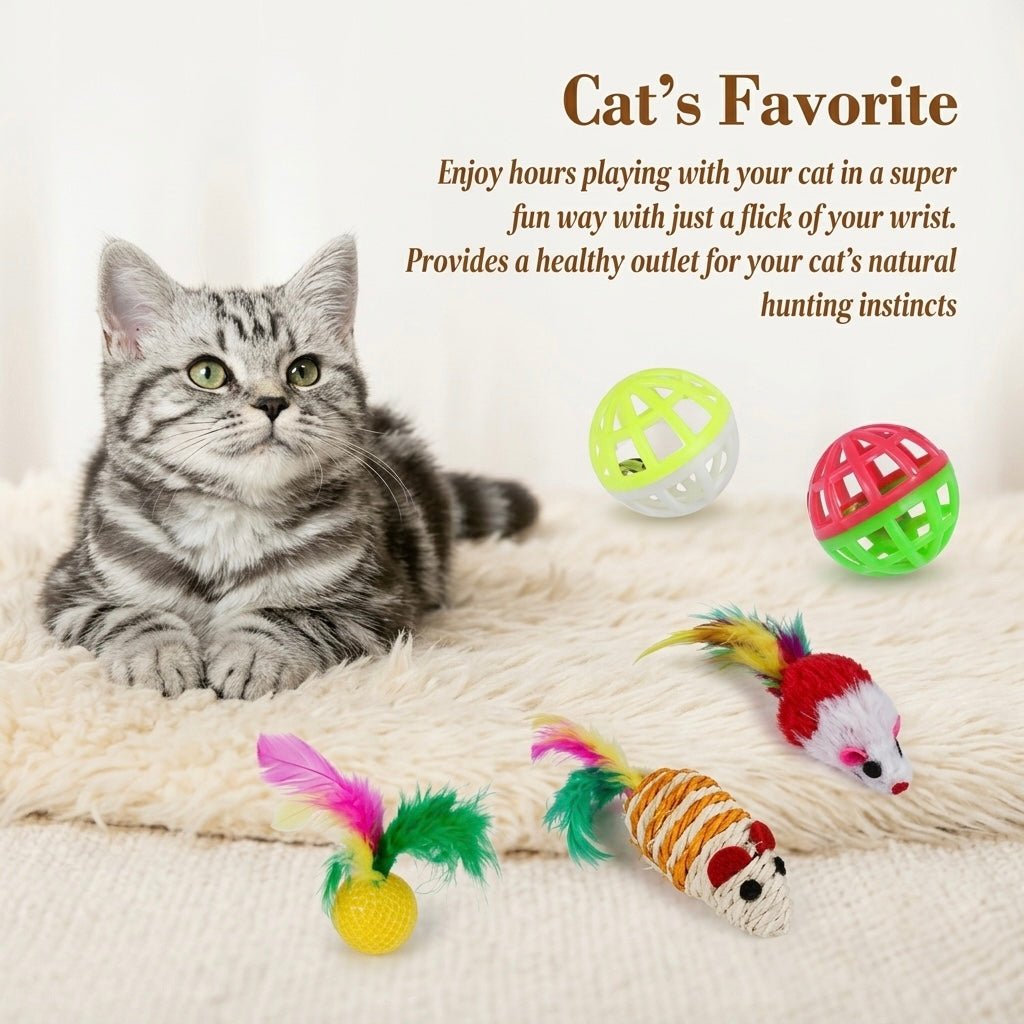 Cat Toys Bundle - Always Whiskered
