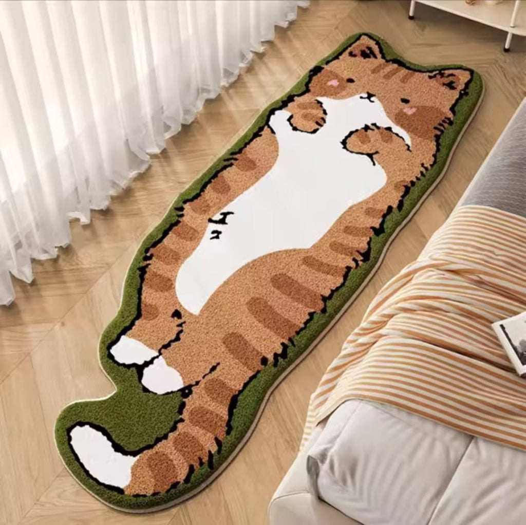 Cat Rug ラグ 185x132