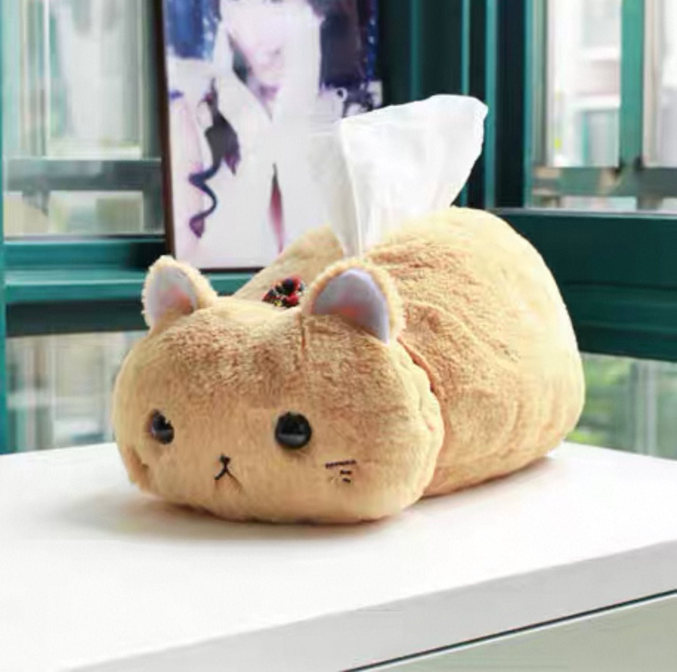 Kawaii Neko Tissue Holder - Always Whiskered