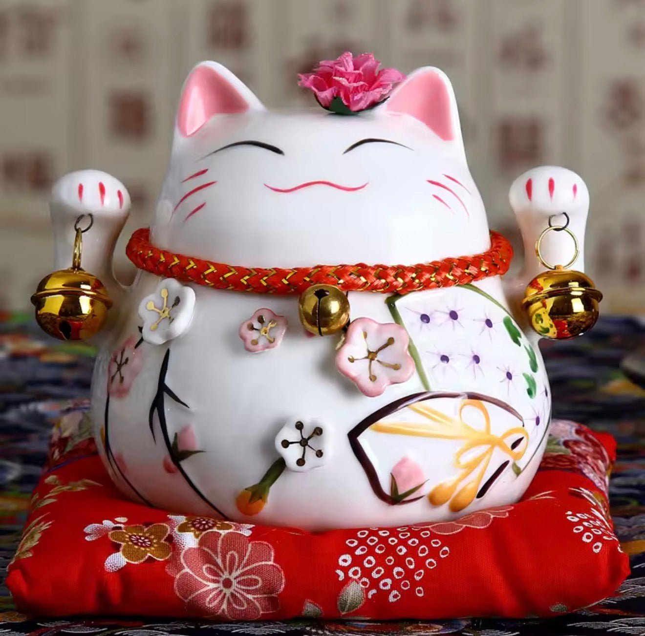 Maneki Neko Lucky Cat Coin Bank | Always Whiskered – Always Whiskered