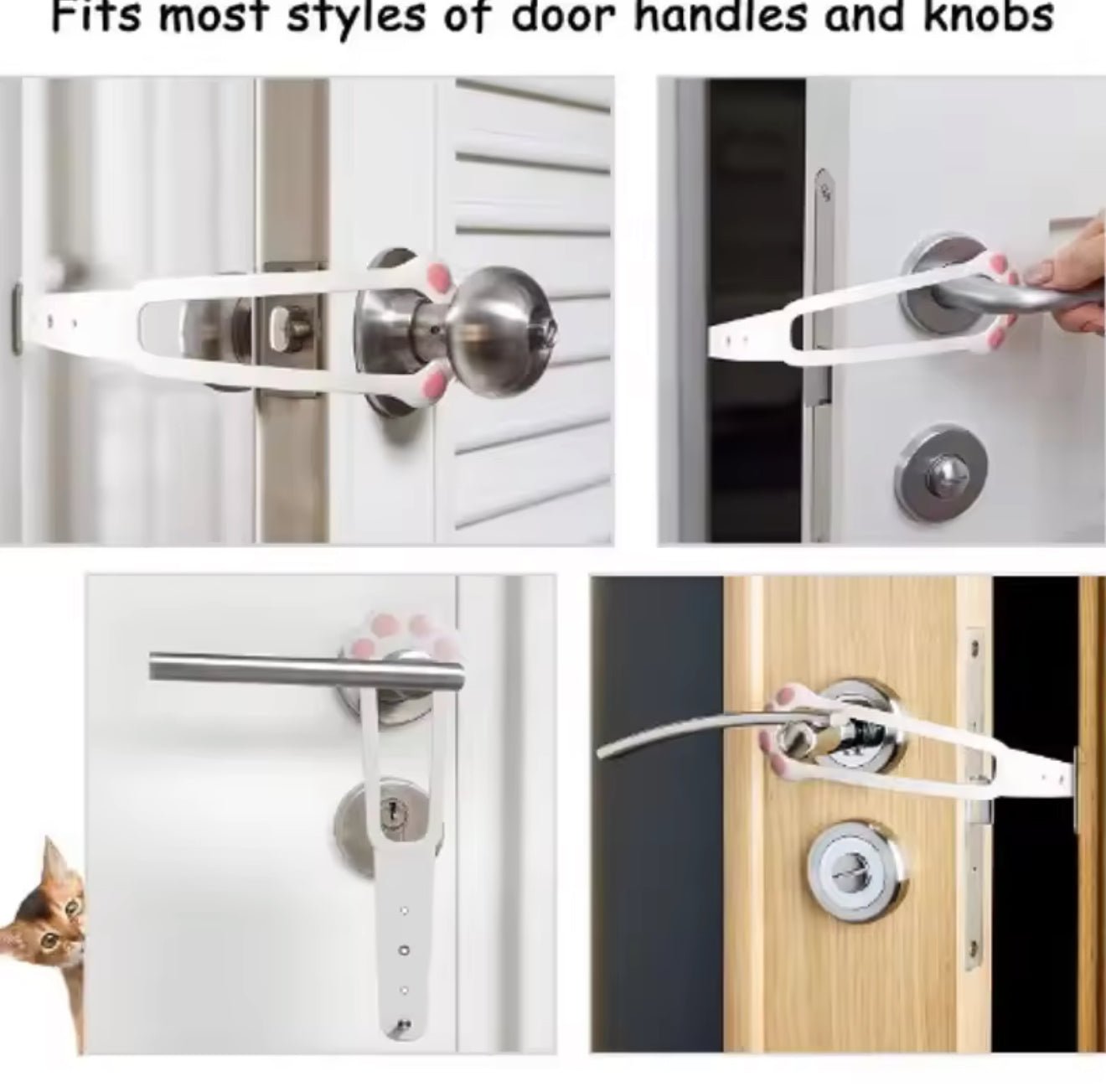 PawLatch Cat Door Holder - Always Whiskered