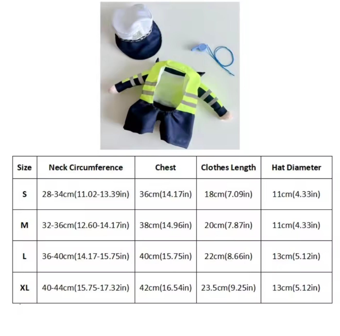 Pawlice Patrol Pet Costume - Always Whiskered