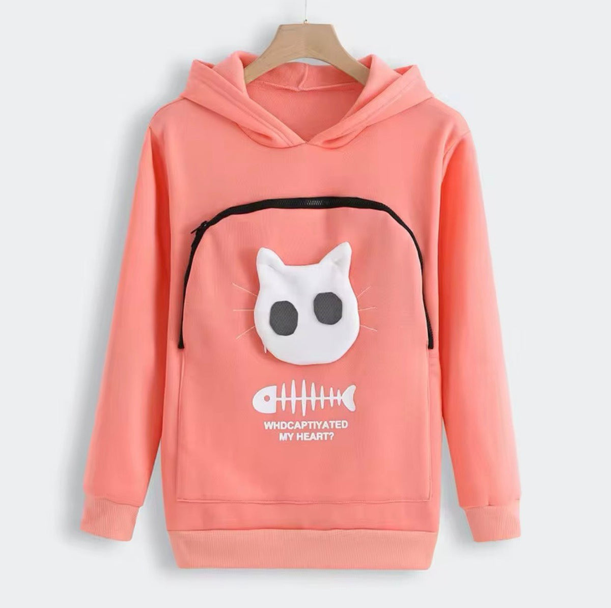 Pawsome Cat Pocket Hoodie - Always Whiskered