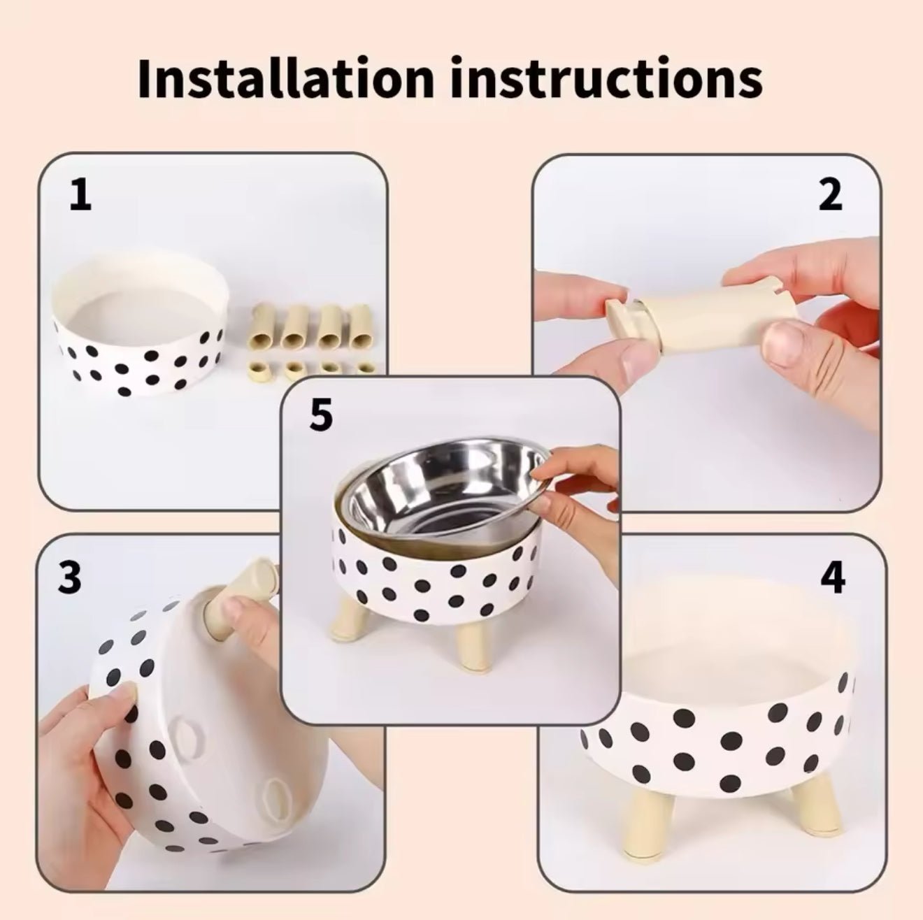 The Mod Pet Bowls - Always Whiskered
