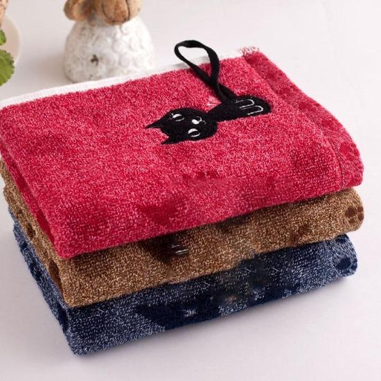 Kitties hand towel _ Always Whiskered