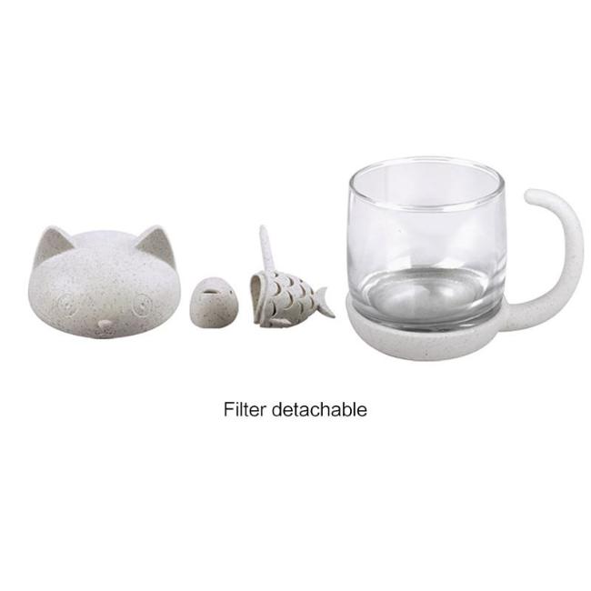 Meow Tea Infuser Cup - Always Whiskered