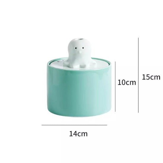 Octo Ceramic Fountain - Always Whiskered
