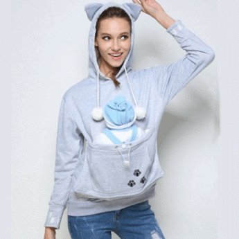 Pawsome Cat Pouch Hoodie ( 8 colors ) - Always Whiskered