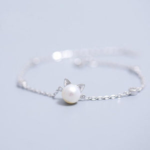 Cat Pearl Bracelet Always Whiskered