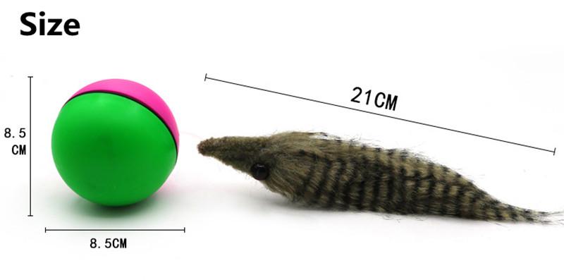 Motorized Wacky Weasel and Ball Cat/Dog Toy