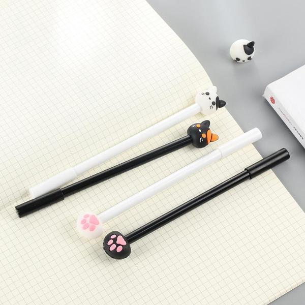 Set of 4 Pawsome Gel Pens - Always Whiskered