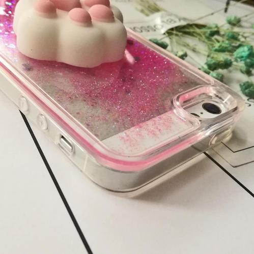 iPhone Squishy Cat Phone Cases with Glitters Always Whiskered iPhone Squishy Cat Phone Cases with Glitters Always Whiskered