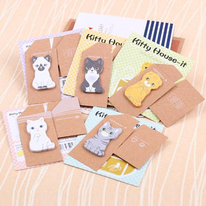 Kawaii Cats Sticky Notes ( 5pcs/ set ) - Always Whiskered 