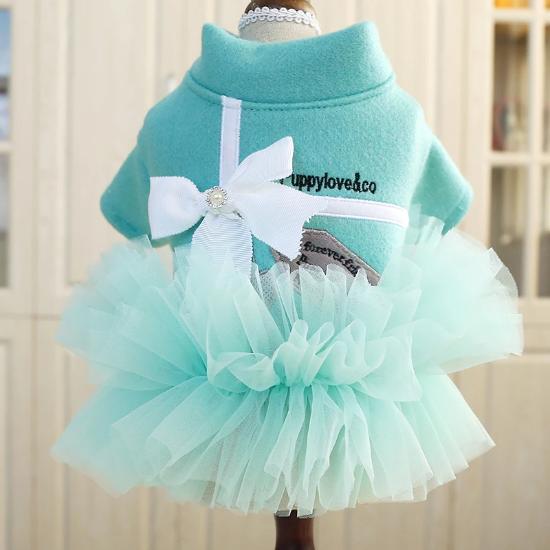 Tiffany Blue Pet Tutu Dress