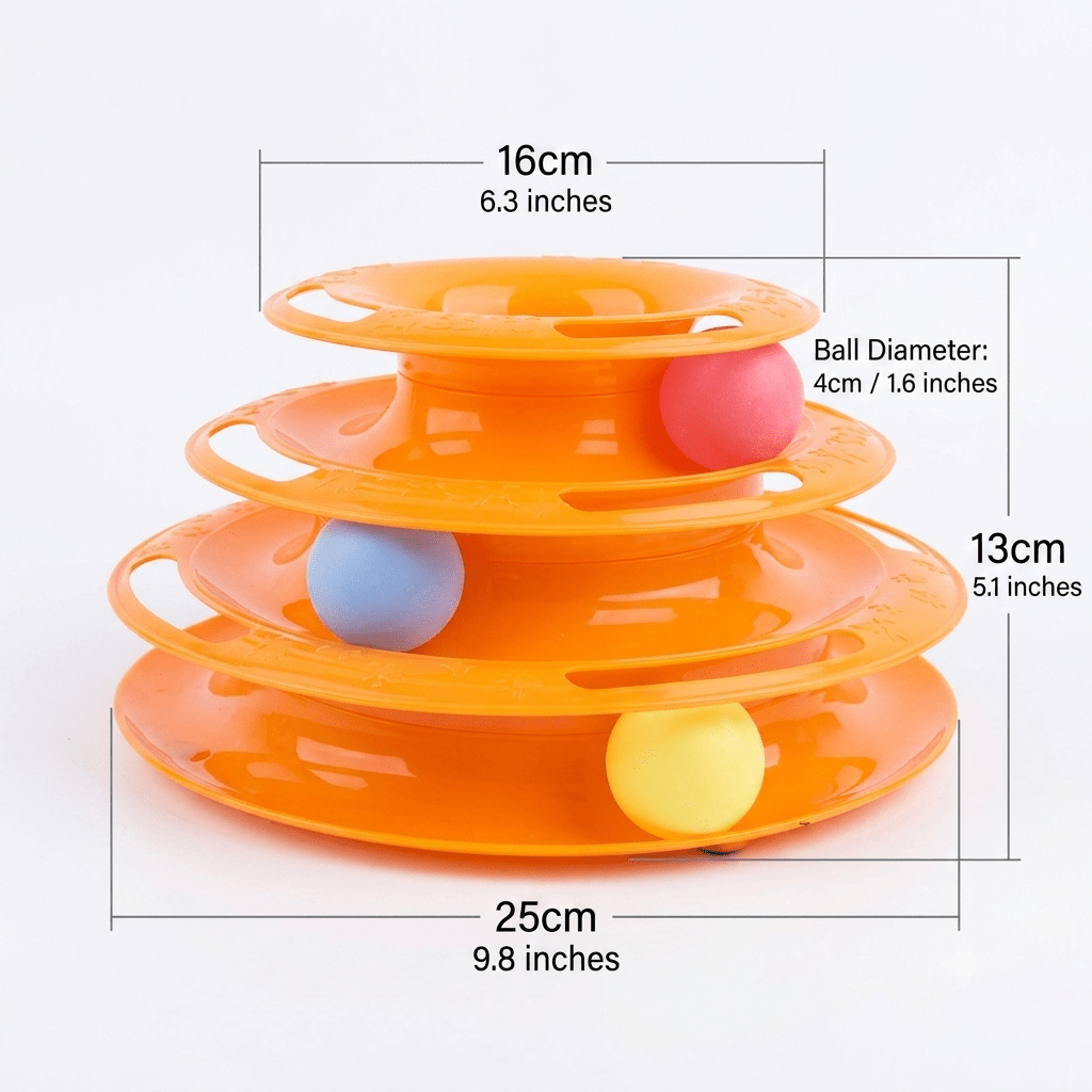 3 Tier Track Toy - Always Whiskered