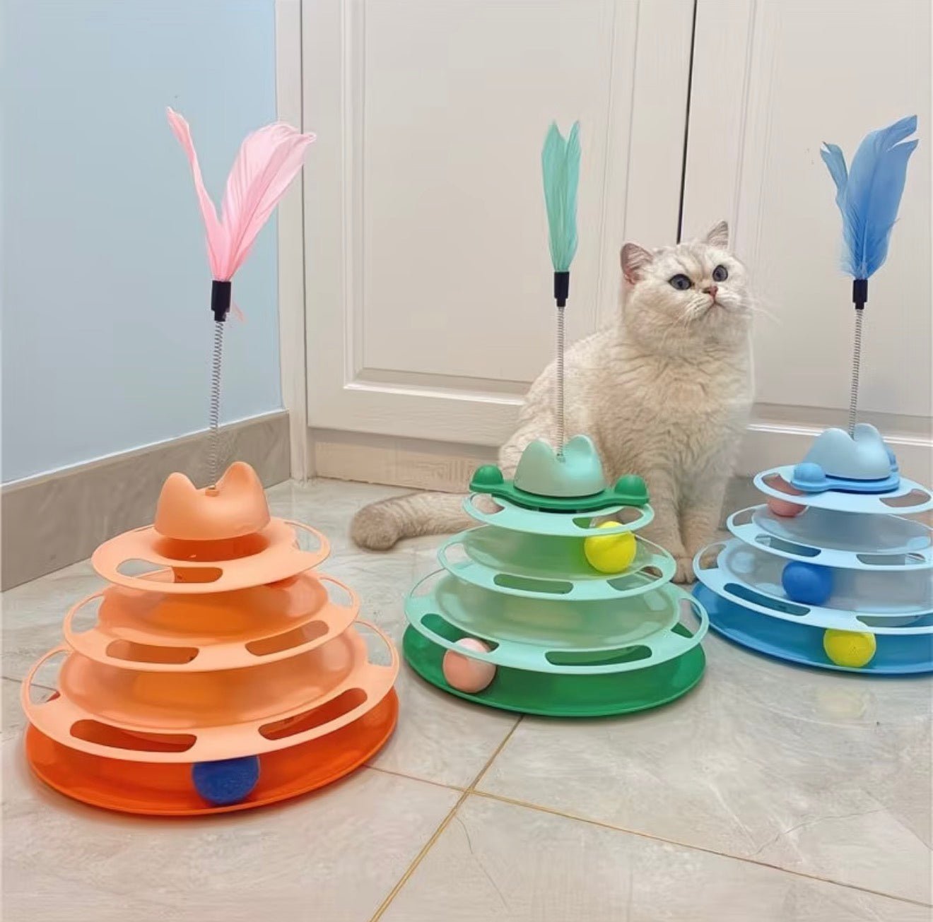 3 Tier Track Toy - Always Whiskered