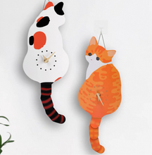 Wagging Cat Tail Clock - Always Whiskered 