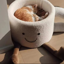 Coffee Mug Pet Cat Bed