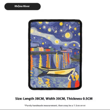colorful oil-painting style cat scratch pads