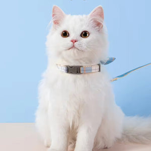 Bow cat harness leash - always whiskered 