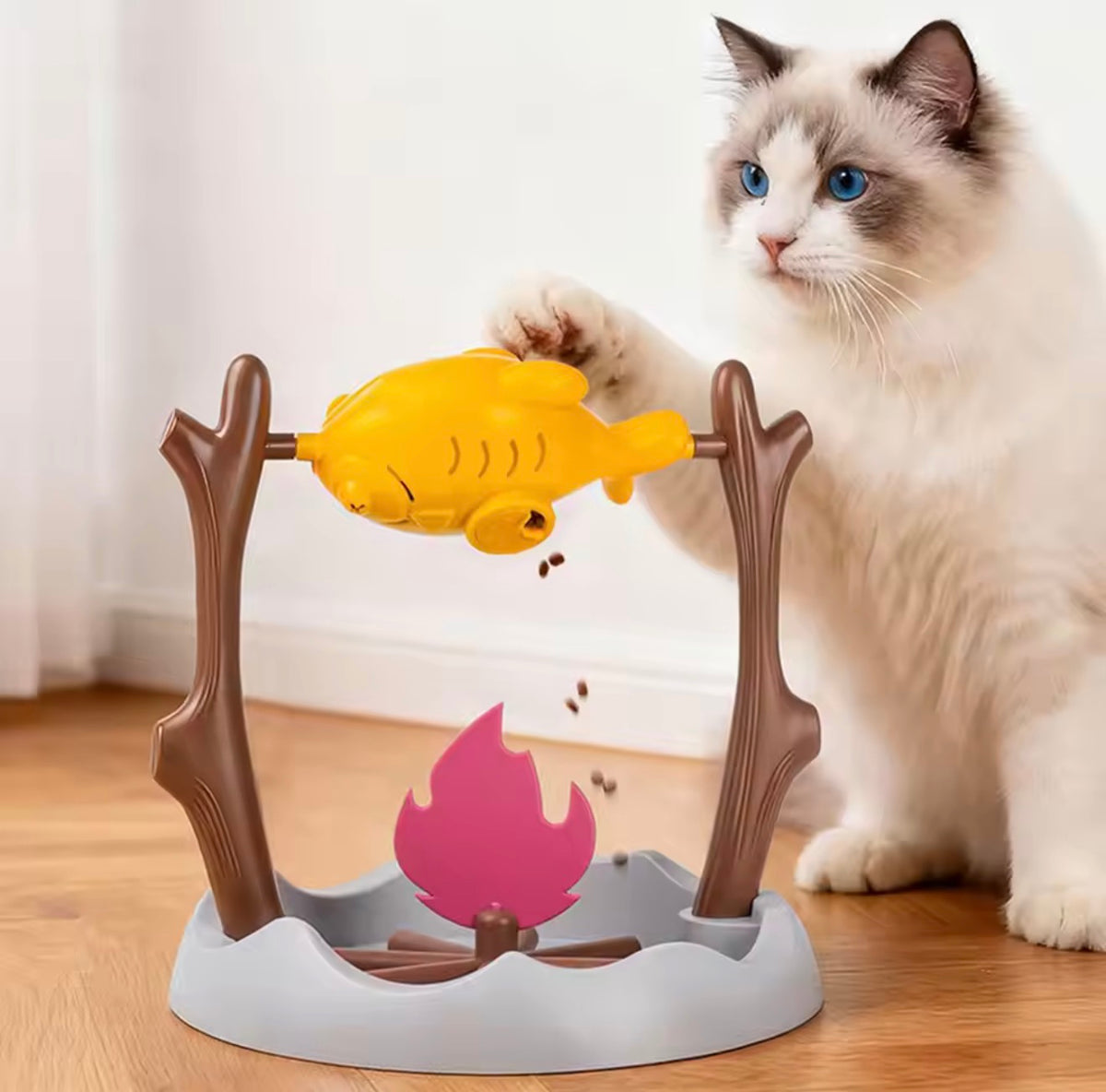 Grill Fish Cat Treats Toy
