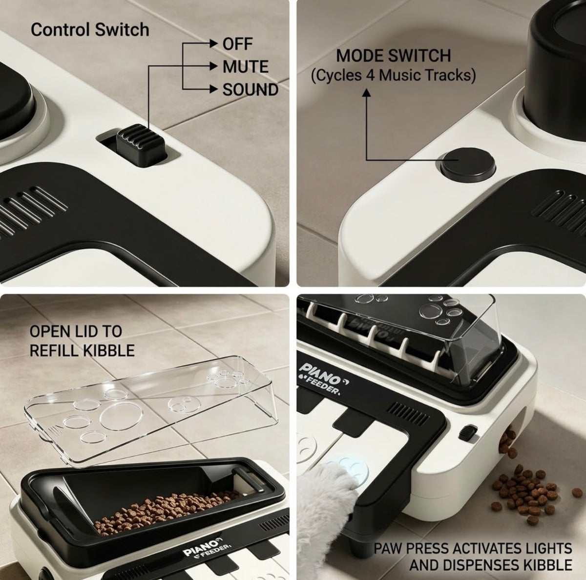 Piano Treat Dispenser
