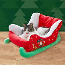 Christmas Sleigh Pet Bed -Always Whiskered