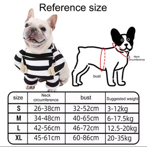 Prisoner pet costume - Always Whiskered 