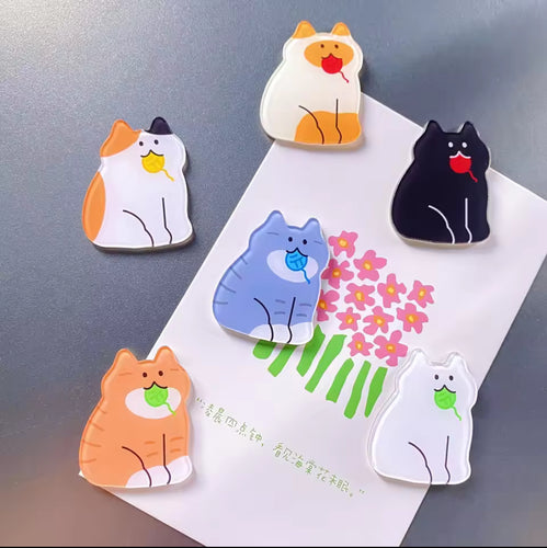 Kawaii Kitty Magnets ( 5pcs set)