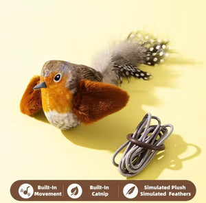 Chirpy Fly Bird Cat Toy