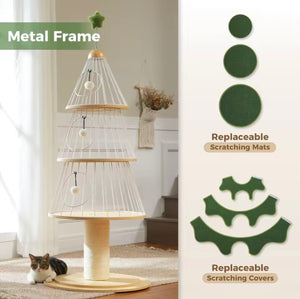 Christmas tree Cat Tower 