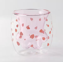 Precious Paw Double Walled Glass