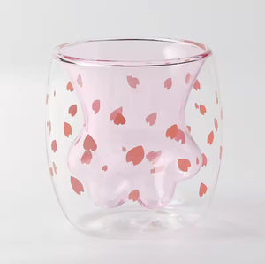 Precious Paw Double Walled Glass