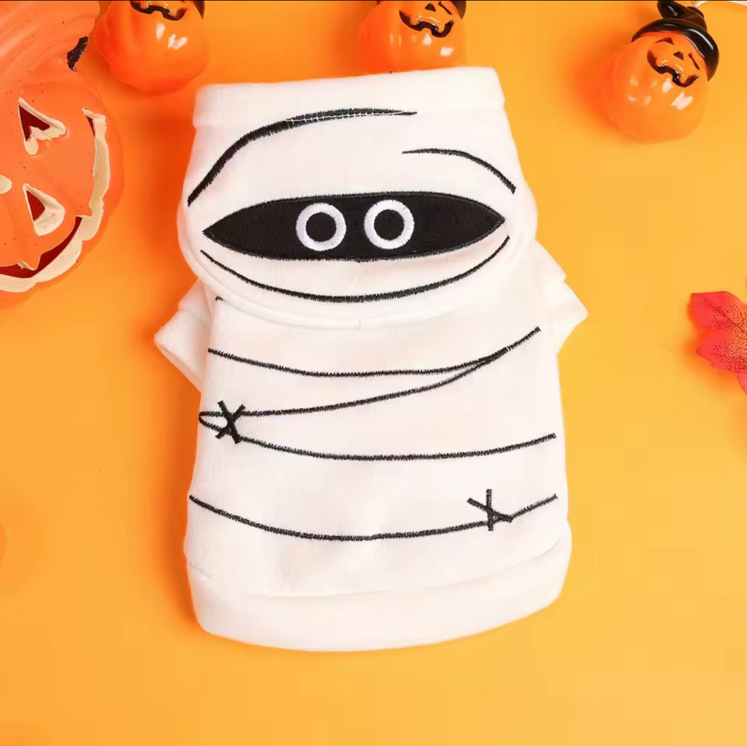 Mummy Halloween Pet Cat Dog Sweater 