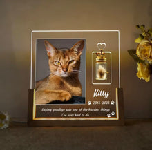 Forever Loved™ Personalized Pet Memorial Light & Fur Keepsake