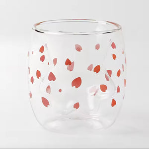 Precious Paw Double Walled Glass