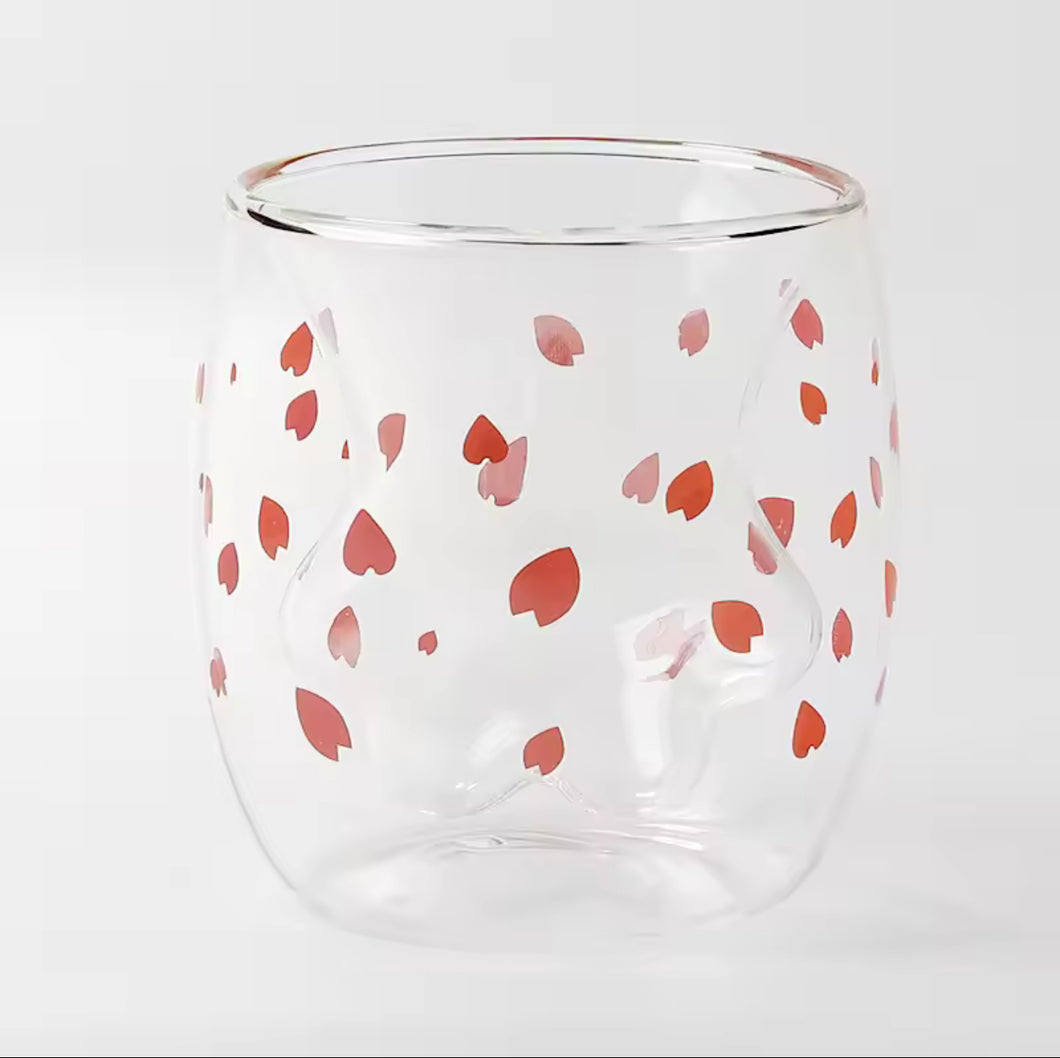 Precious Paw Double Walled Glass