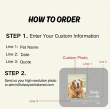 Forever Loved™ Personalized Pet Memorial Light & Fur Keepsake