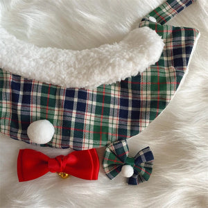 Christmas pet collar fashion - Always Whiskered