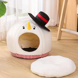 Snowman pet bed - Always Whiskered