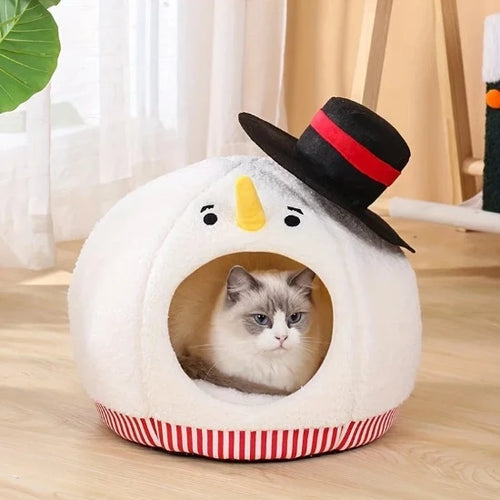 Snowman pet bed - Always Whiskered