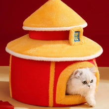 Asian palace pagoda pet bed - always whiskered