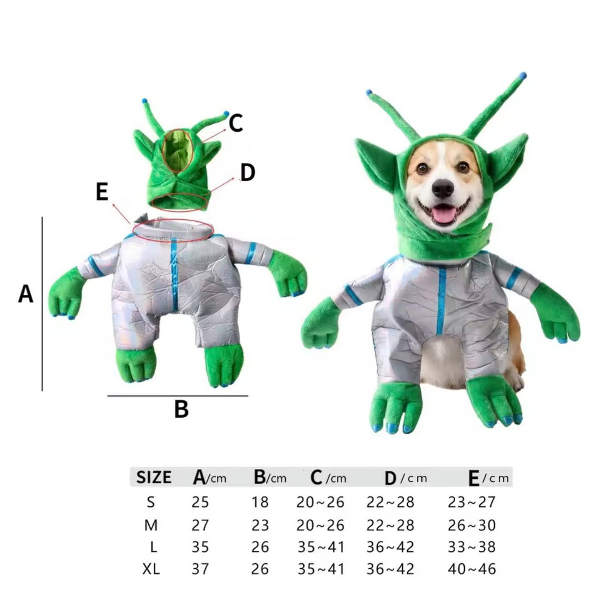 Alien Pet Costume - Always Whiskered