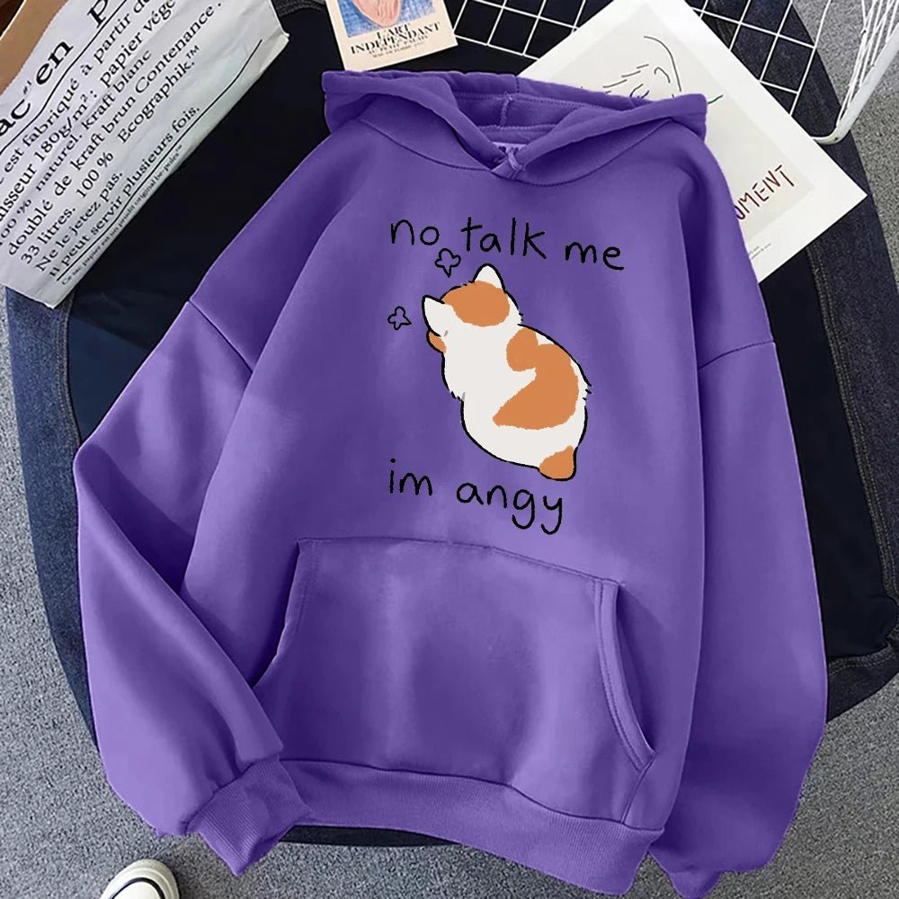 Angry Kitty Hoodie - Always Whiskered