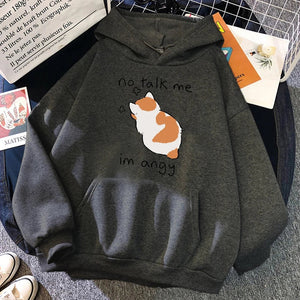 Angry Kitty Hoodie - Always Whiskered