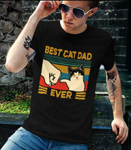 Best Cat Dad Ever Tee - Always Whiskered