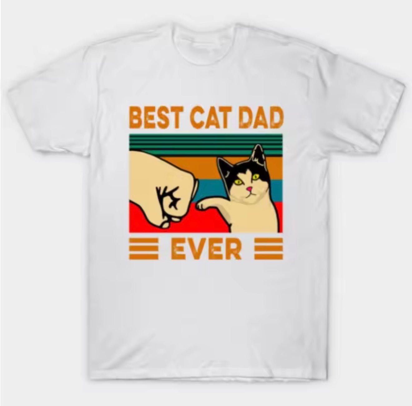 Best Cat Dad Ever Tee - Always Whiskered