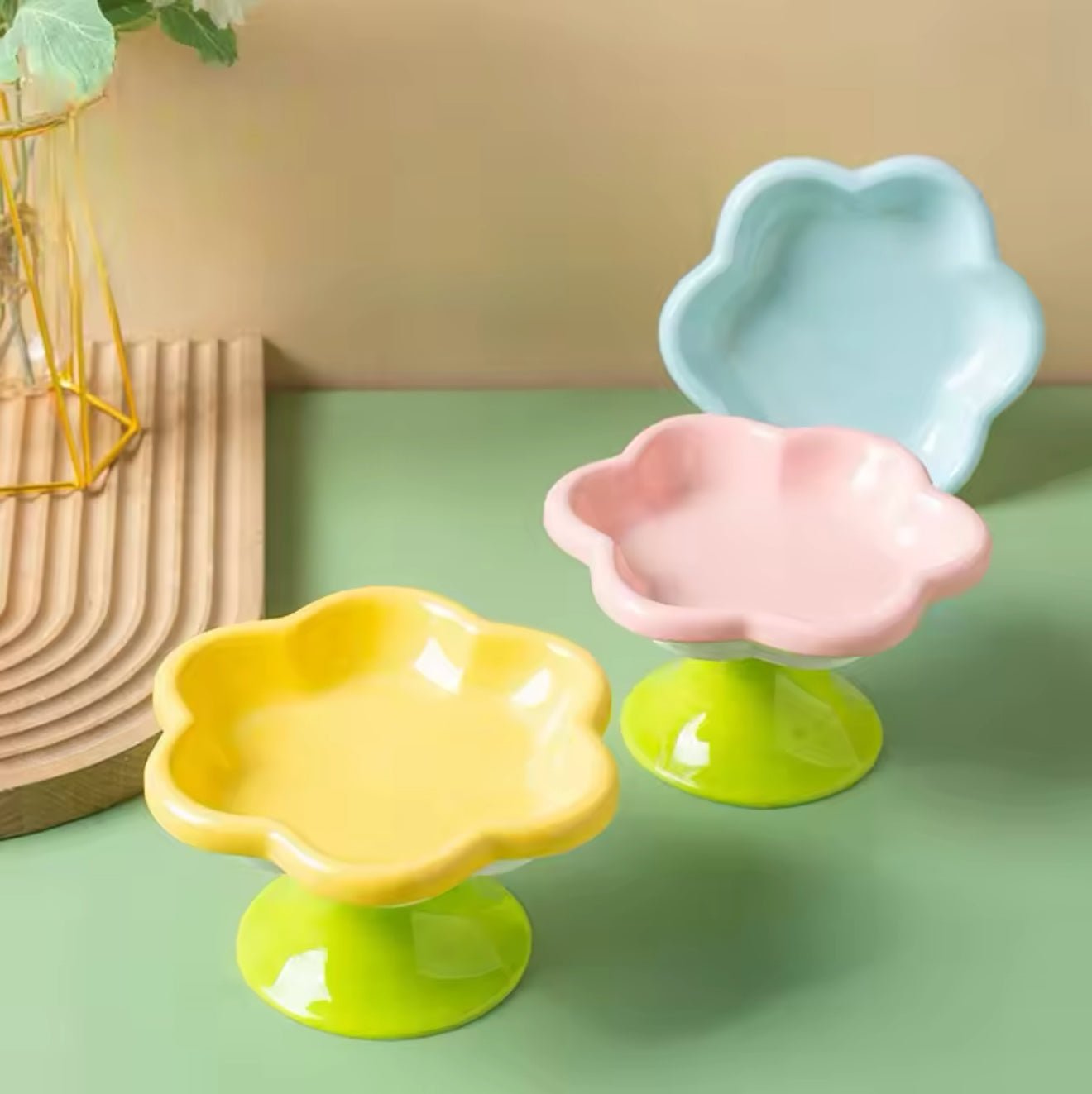 Bloom Raised Pet Bowl - Always Whiskered