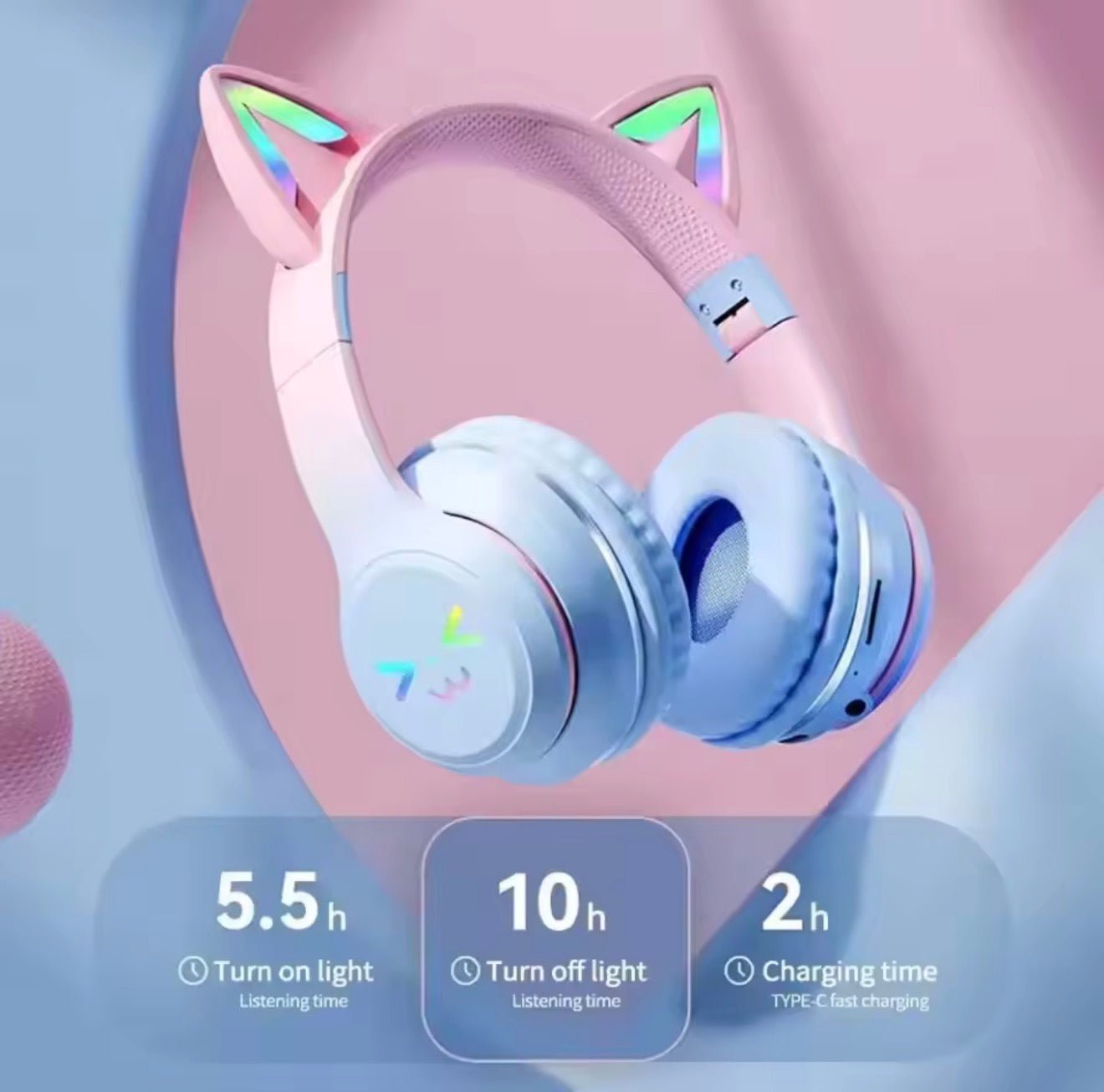 Bluetooth Cat Ears Headphone - Always Whiskered
