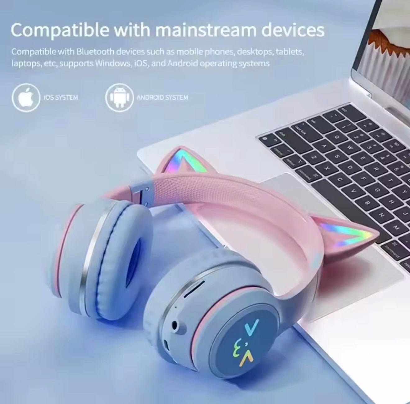 Bluetooth Cat Ears Headphone - Always Whiskered